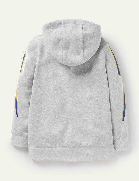 Out-of-this-world Hoodie - Grey Marl Rainbow Bolt Out-of-this-world Hoodie - Grey Marl Rainbow Bolt