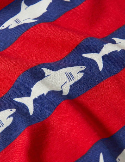 Glow-in-the-dark Long Pyjamas - College Navy/Red Shark Glow-in-the-dark Long Pyjamas - College Navy/Red Shark