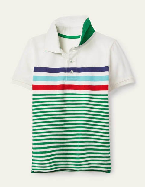 Piqué Polo - Sapling Green/Ivory Piqué Polo - Sapling Green/Ivory