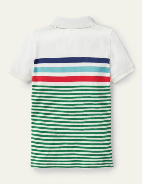 Piqué Polo - Sapling Green/Ivory Piqué Polo - Sapling Green/Ivory
