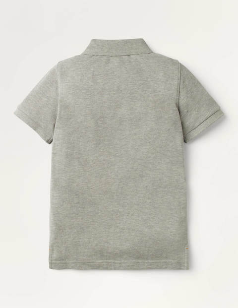 Piqué Polo Shirt - Grey Marl Piqué Polo Shirt - Grey Marl