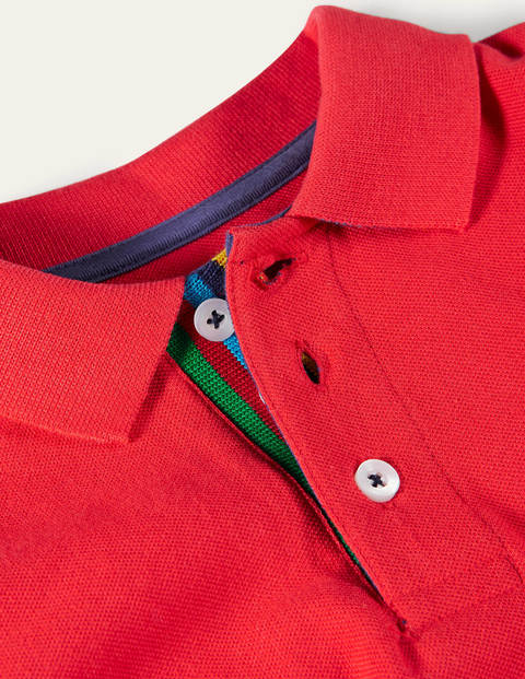 Piqué Polo - Strawberry Tart Red Piqué Polo - Strawberry Tart Red