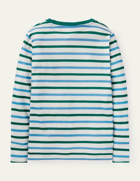 Supersoft Long-sleeved T-shirt - Sky Blue/Green Supersoft Long-sleeved T-shirt - Sky Blue/Green