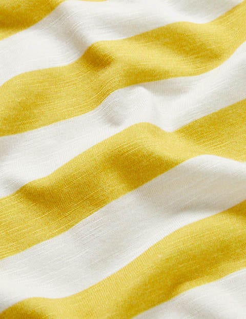 Slub Washed T-shirt - Bright Yellow/Ivory Slub Washed T-shirt - Bright Yellow/Ivory