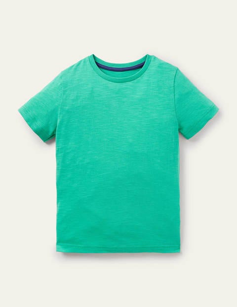 Slub Washed T-shirt - Tropical Green Slub Washed T-shirt - Tropical Green