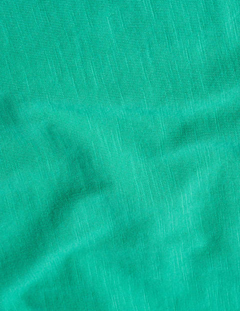 Slub Washed T-shirt - Tropical Green Slub Washed T-shirt - Tropical Green