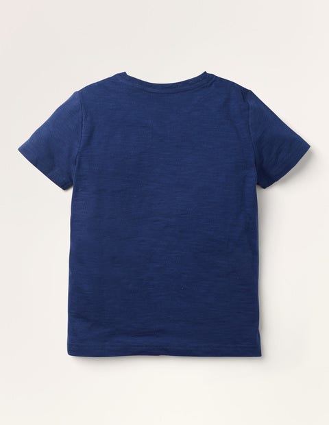 Slub Washed T-shirt - Navy Blue Slub Washed T-shirt - Navy Blue