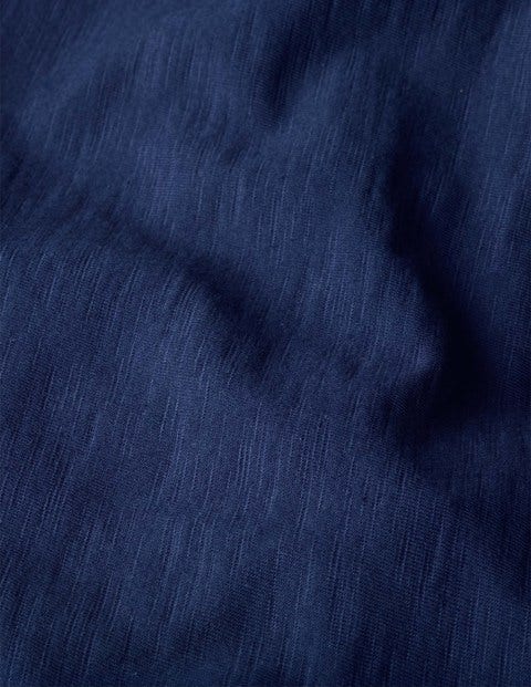 Slub Washed T-shirt - Navy Blue Slub Washed T-shirt - Navy Blue