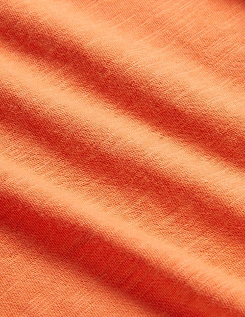 Slub Washed T-shirt - Satsuma Orange Slub Washed T-shirt - Satsuma Orange