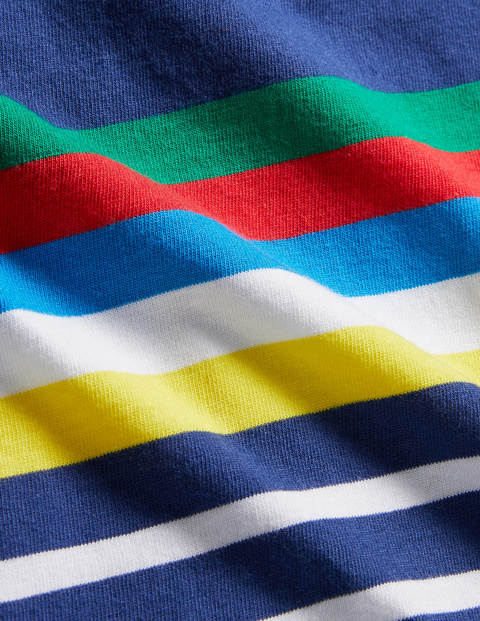 Rainbow Breton T-shirt - Starboard Blue Rainbow Rainbow Breton T-shirt - Starboard Blue Rainbow