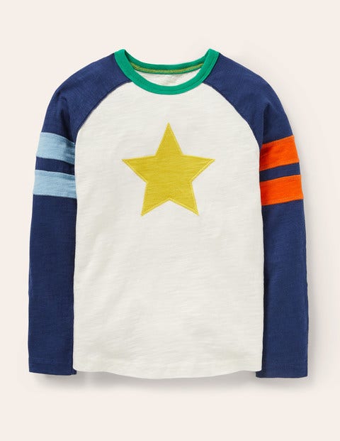 T-shirt à manches raglan - Étoile ivoire T-shirt à manches raglan - Étoile ivoire