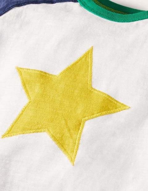 T-shirt à manches raglan - Étoile ivoire T-shirt à manches raglan - Étoile ivoire