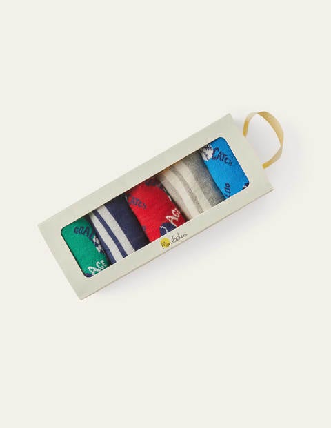 Ankle Socks 5 Pack - Multi Sports Ankle Socks 5 Pack - Multi Sports