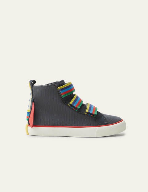 Space High Tops - Dark Grey Rainbow Space High Tops - Dark Grey Rainbow