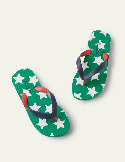 Flip Flops - Green Pepper Star Flip Flops - Green Pepper Star