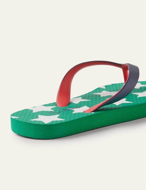 Flip Flops - Green Pepper Star Flip Flops - Green Pepper Star