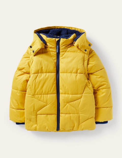 Cosy 2-in-1 Padded Jacket - Honeycomb Yellow Cosy 2-in-1 Padded Jacket - Honeycomb Yellow