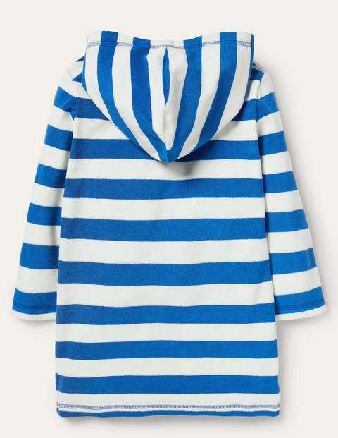 Towelling Throw-on - Bold Blue/White Crab Towelling Throw-on - Bold Blue/White Crab