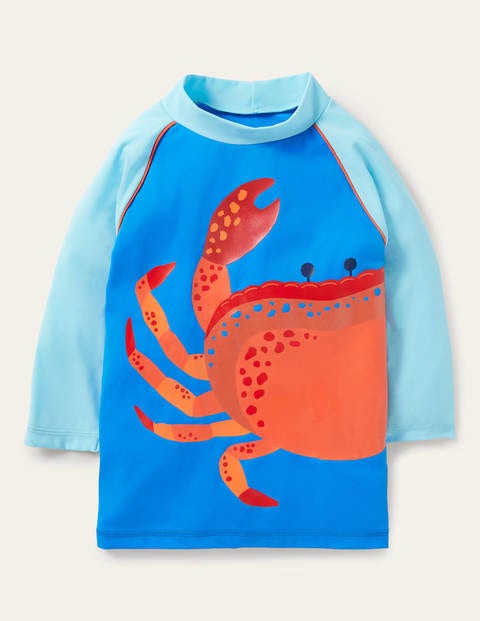 USF-Langarmshirt mit Grafik - Poolblau, Krabbe USF-Langarmshirt mit Grafik - Poolblau, Krabbe