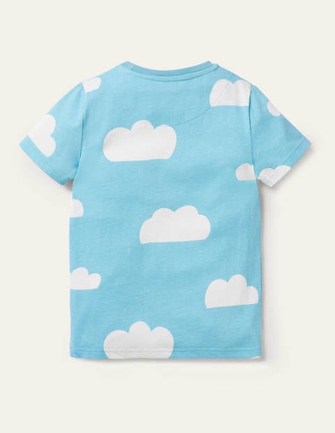 T-Shirt mit Fahrzeugmotiv - Wasserblau, Flugzeuge T-Shirt mit Fahrzeugmotiv - Wasserblau, Flugzeuge