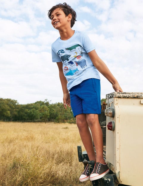 Graphic Animals T-shirt - Provence Blue Deadly Animals Graphic Animals T-shirt - Provence Blue Deadly Animals