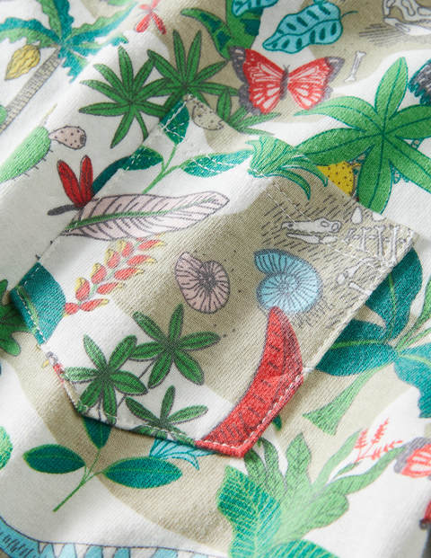 Printed T-shirt - Ivory Dino Island Printed T-shirt - Ivory Dino Island