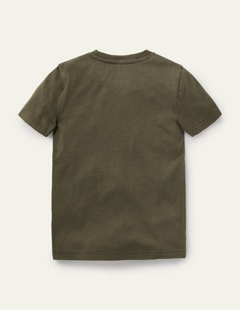 Superstitch Reptile T-shirt - Khaki Green Dino Superstitch Reptile T-shirt - Khaki Green Dino