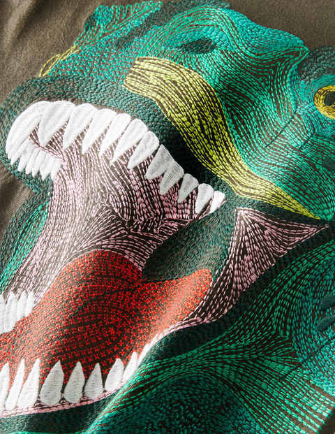 Superstitch Reptile T-shirt - Khaki Green Dino Superstitch Reptile T-shirt - Khaki Green Dino
