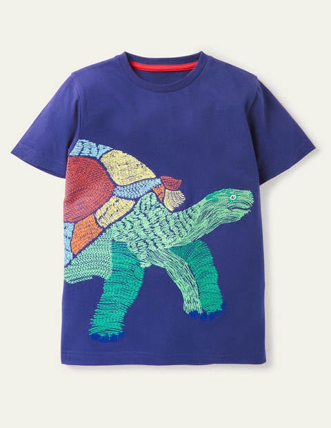 Superstitch Reptile T-shirt - College Navy Tortoise Superstitch Reptile T-shirt - College Navy Tortoise