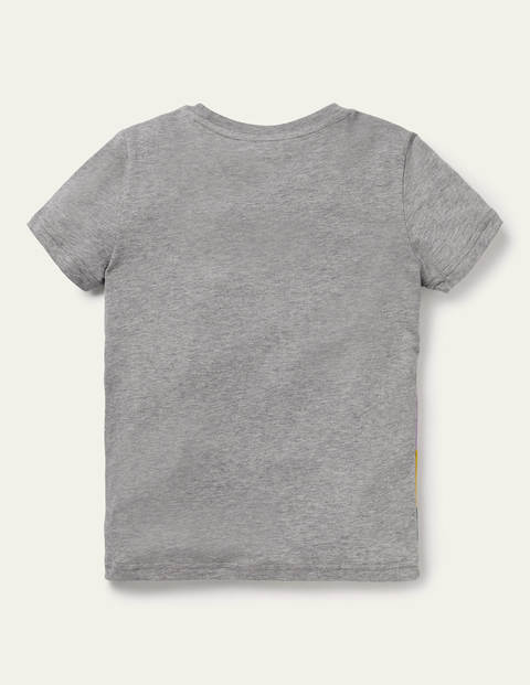 Tropical Scene T-shirt - Grey Marl Dinos Tropical Scene T-shirt - Grey Marl Dinos