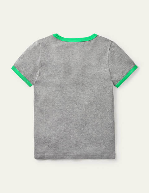 T-shirt graphique - Motif Go Green gris chiné T-shirt graphique - Motif Go Green gris chiné