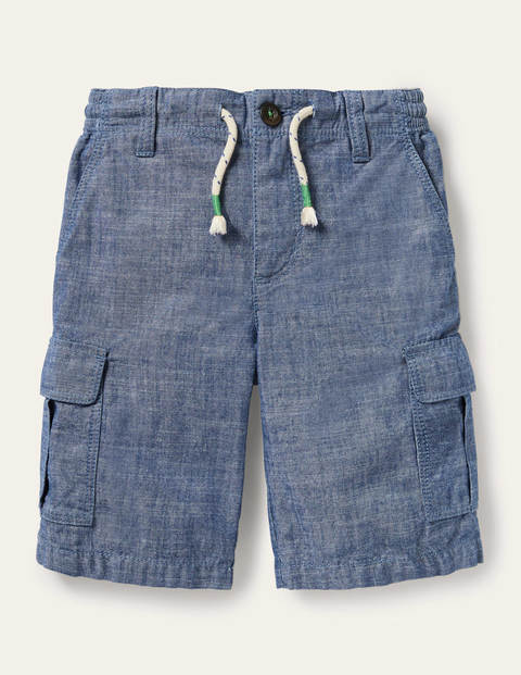 Cargo Shorts - Mid Denim Cargo Shorts - Mid Denim