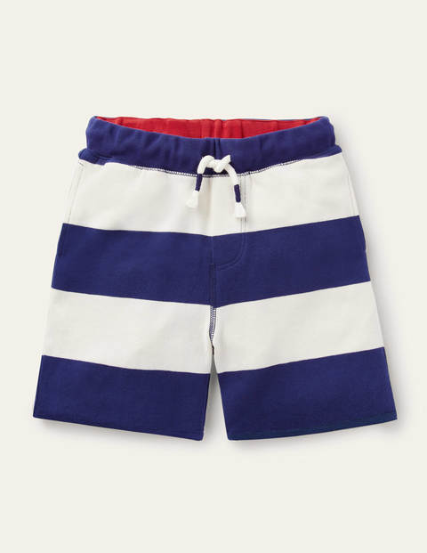 Slub Jersey Shorts - College Navy/Ivory