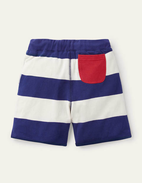 Slub Jersey Shorts - College Navy/Ivory