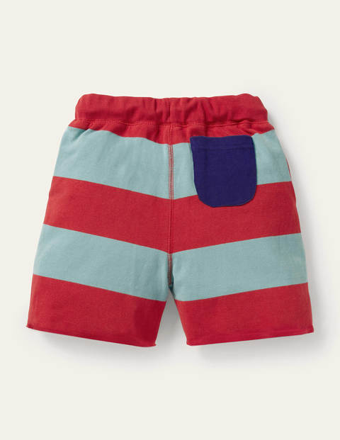 Slub Jersey Shorts - Rockabilly Red/Orkney Blue Slub Jersey Shorts - Rockabilly Red/Orkney Blue