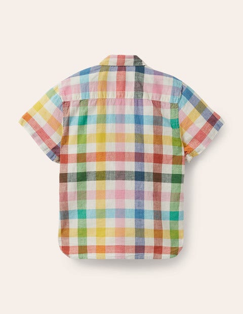 Freizeithemd - Regenbogen, Vichykaros Freizeithemd - Regenbogen, Vichykaros