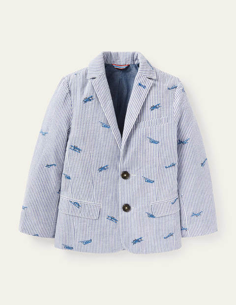 Smart Blazer - Blue/Ivory Areoplanes Smart Blazer - Blue/Ivory Areoplanes