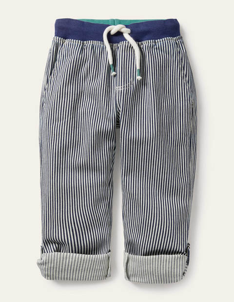 Surf Roll-up Pants - Indigo Blue/Ivory Ticking Surf Roll-up Pants - Indigo Blue/Ivory Ticking
