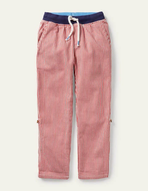 Surferhose zum Aufrollen - Rockabilly-Rot/Naturweiß Surferhose zum Aufrollen - Rockabilly-Rot/Naturweiß