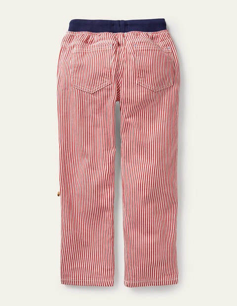 Surferhose zum Aufrollen - Rockabilly-Rot/Naturweiß Surferhose zum Aufrollen - Rockabilly-Rot/Naturweiß