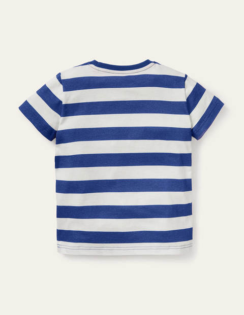 Sea Animals Appliqué T-shirt - Venice Blue Octopus Sea Animals Appliqué T-shirt - Venice Blue Octopus