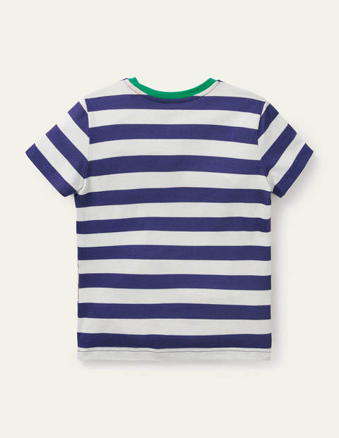 Travelling Animals T-shirt - Starboard Blue/Ivory Truck Travelling Animals T-shirt - Starboard Blue/Ivory Truck