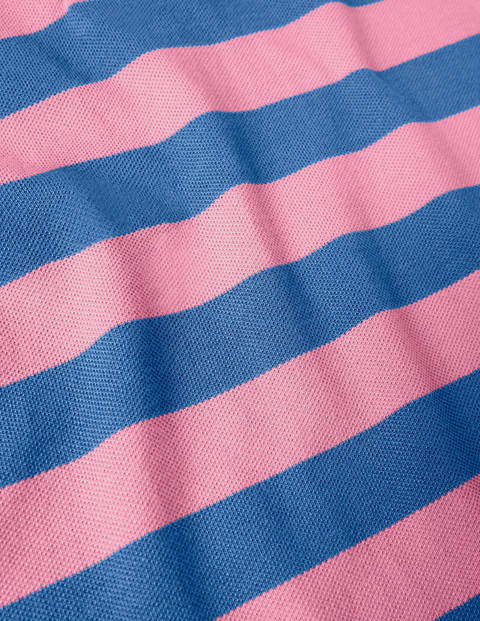 Piqué Polo Shirt - Pink Lemonade/Elizabethan Blue Piqué Polo Shirt - Pink Lemonade/Elizabethan Blue