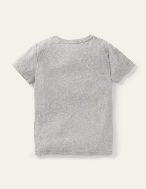 Slub Washed T-shirt - Grey Marl/Sapling Green Slub Washed T-shirt - Grey Marl/Sapling Green