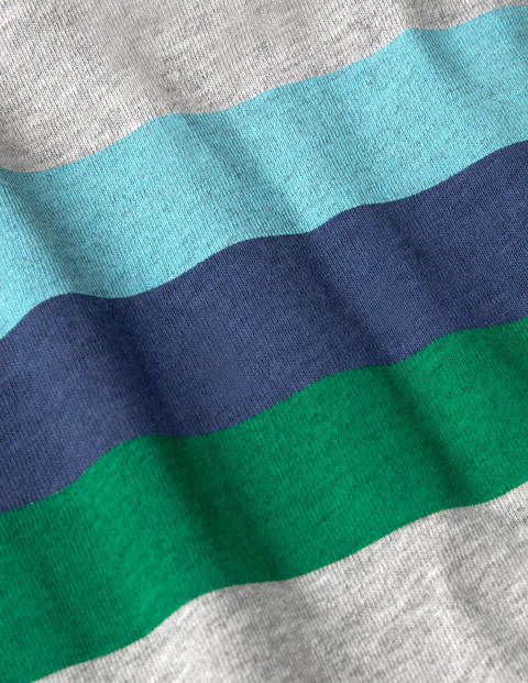 Slub Washed T-shirt - Grey Marl/Sapling Green Slub Washed T-shirt - Grey Marl/Sapling Green