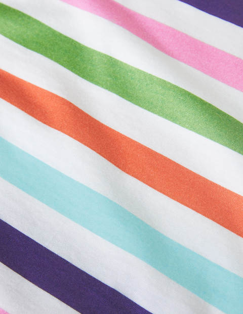 Slub Washed T-shirt - Multi Rainbow Slub Washed T-shirt - Multi Rainbow