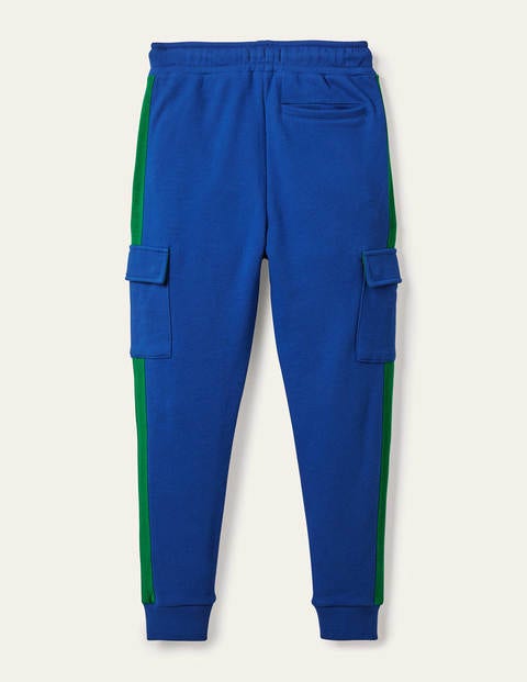 Cargo-Jogginghose aus Jersey - Blitzblau Cargo-Jogginghose aus Jersey - Blitzblau