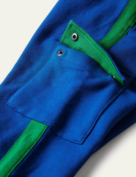 Cargo-Jogginghose aus Jersey - Blitzblau Cargo-Jogginghose aus Jersey - Blitzblau