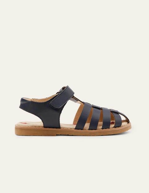 Leather Sandals - College Navy Leather Sandals - College Navy