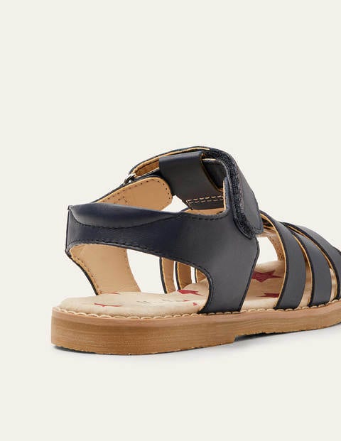 Leather Sandals - College Navy Leather Sandals - College Navy